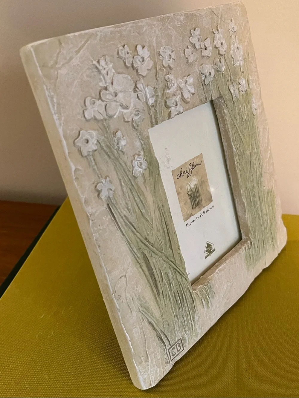 Cheri Blum Flower Picture Frame 3x5in